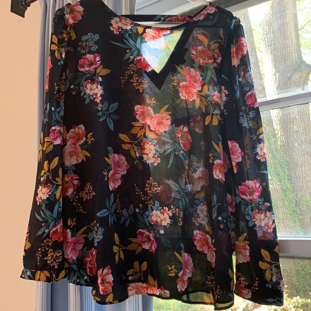 Floral Petite Blouse